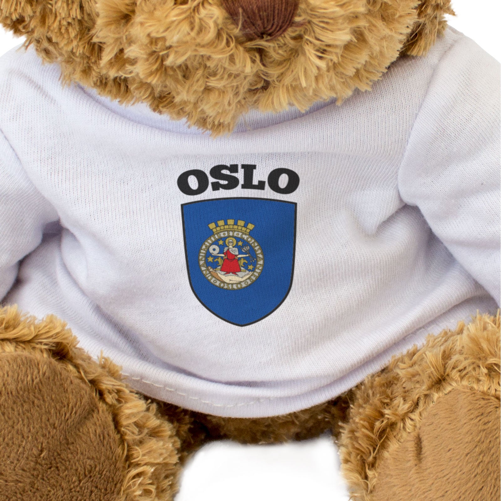 OSLO FLAG - Teddy Bear - Cute Cuddly Soft Adorable - Norway Gift Present