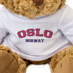 OSLO, NORWAY - Teddy Bear - Cute Cuddly Soft Adorable - Norwegian Gift Present