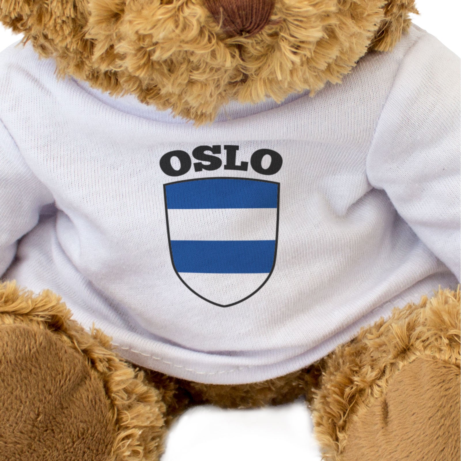 OSLO HISTORIC FLAG - Teddy Bear - Cute Cuddly Soft - Norway Gift Present