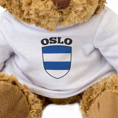 OSLO HISTORIC FLAG - Teddy Bear - Cute Cuddly Soft - Norway Gift Present