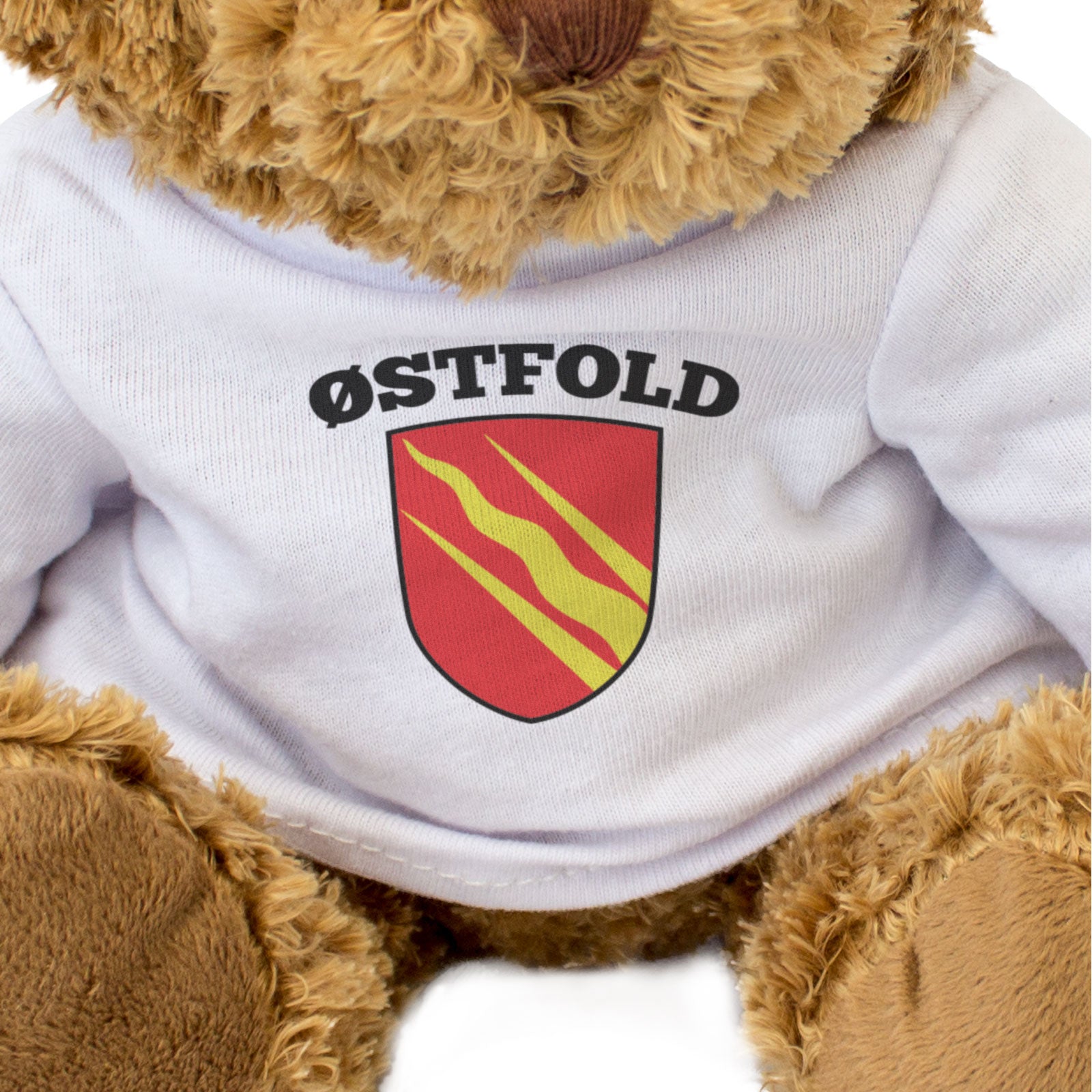ØSTFOLD FLAG - Teddy Bear - Cute Cuddly Soft Adorable - Norway Gift Present