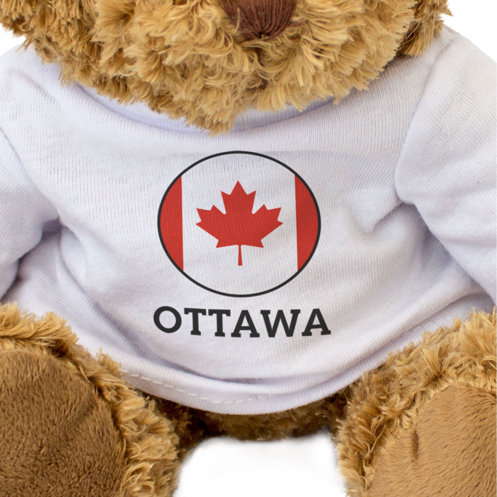 OTTAWA (CANADA FLAG ROUNDEL) - Teddy Bear - Cute - Souvenir Gift Present