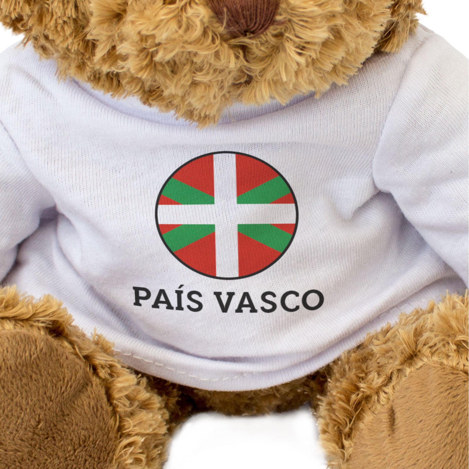 PAÍS VASCO FLAG ROUNDEL - Teddy Bear - Basque Spain Souvenir Gift Present