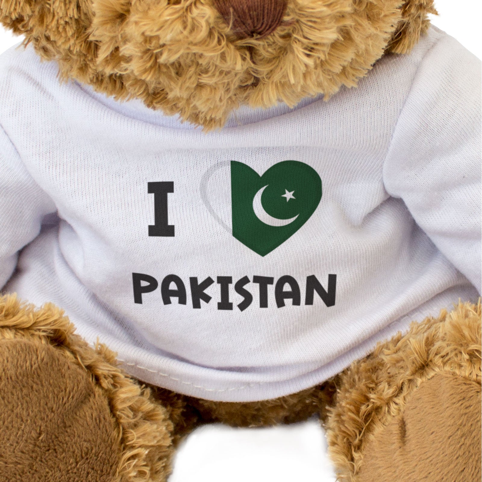 I LOVE PAKISTAN FLAG - Teddy Bear - Cute Cuddly Soft - Pakistani Gift Present