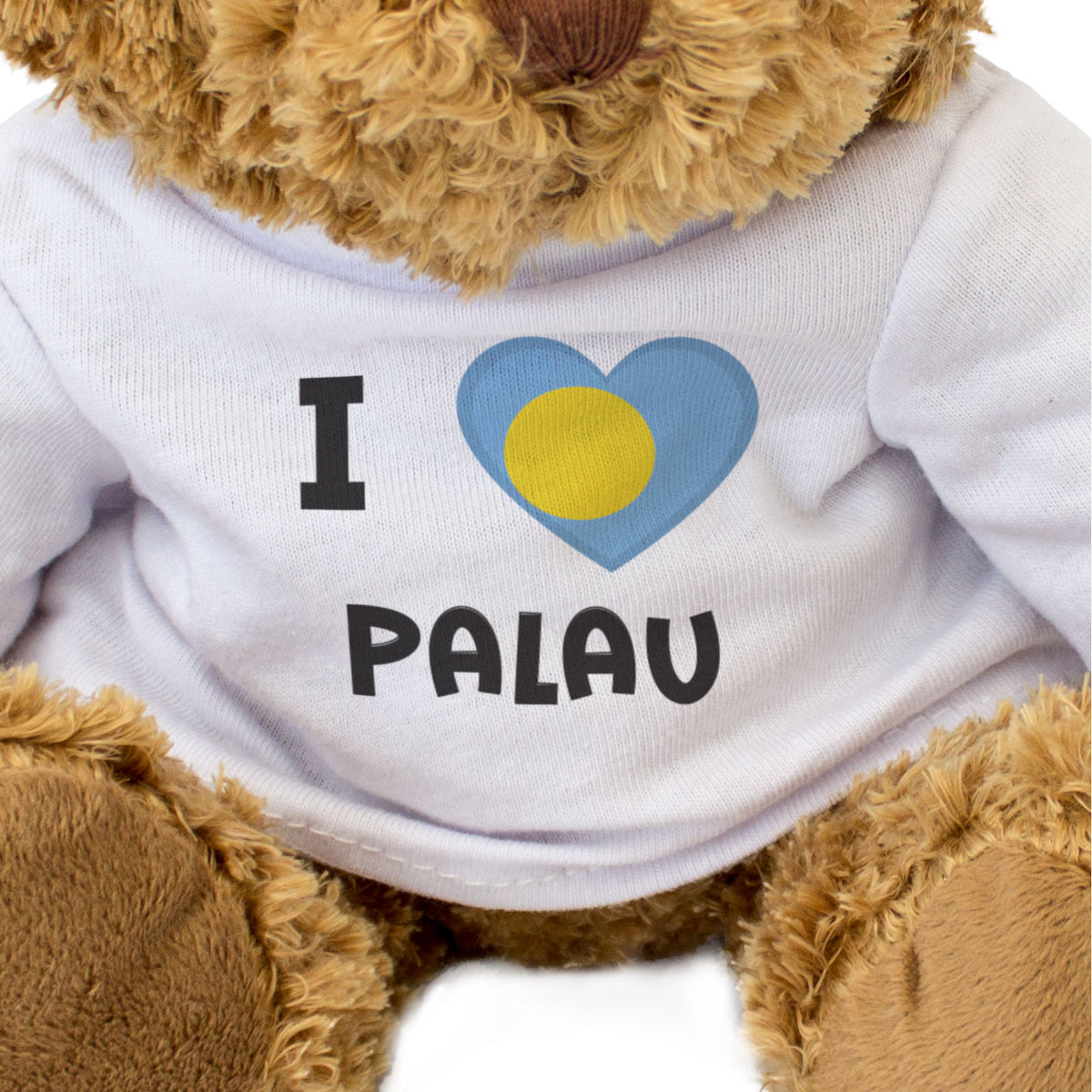 I Love Palau Flag - Teddy Bear