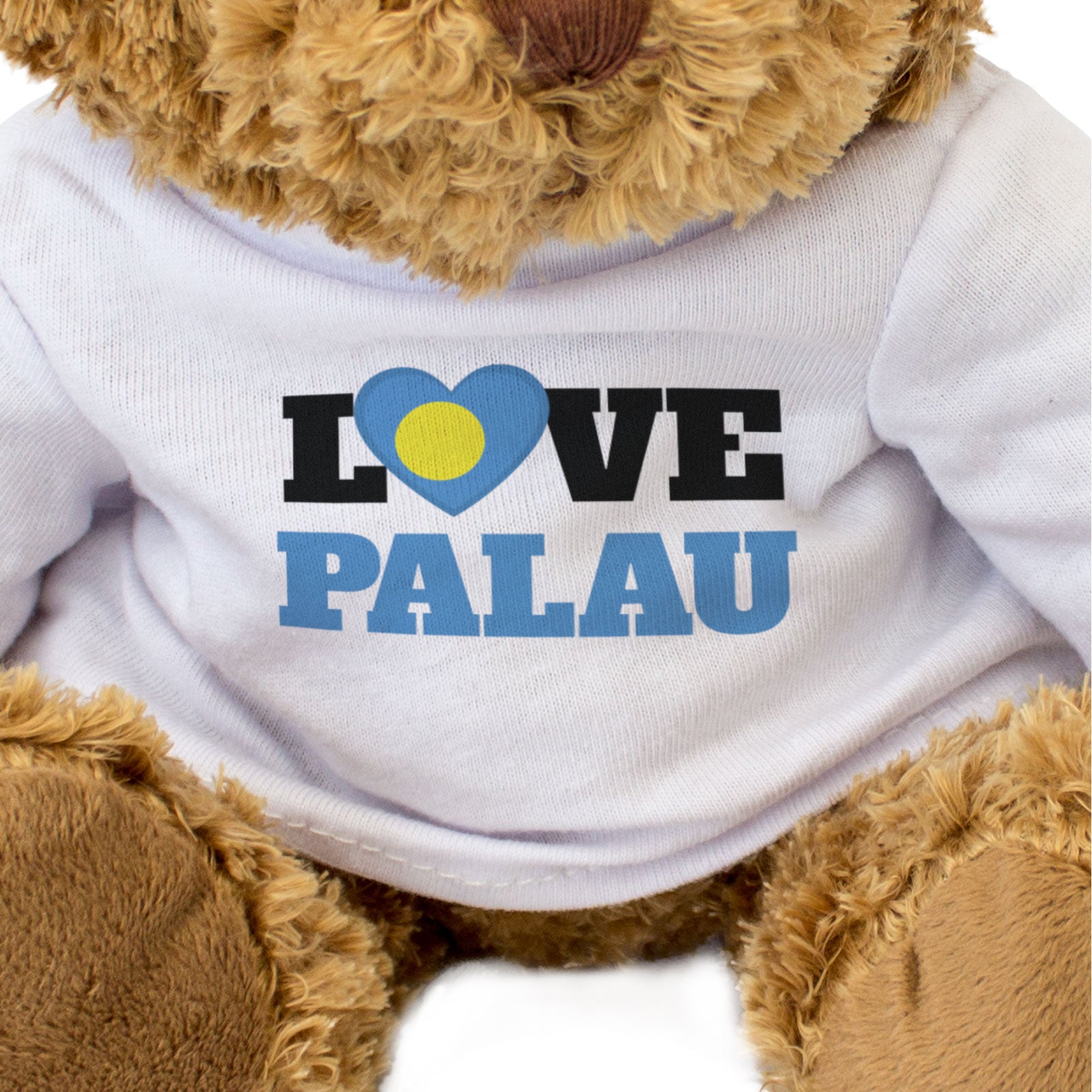LOVE PALAU (FLAG HEART) - Teddy Bear - Cute Soft Funny - Souvenir Gift Present