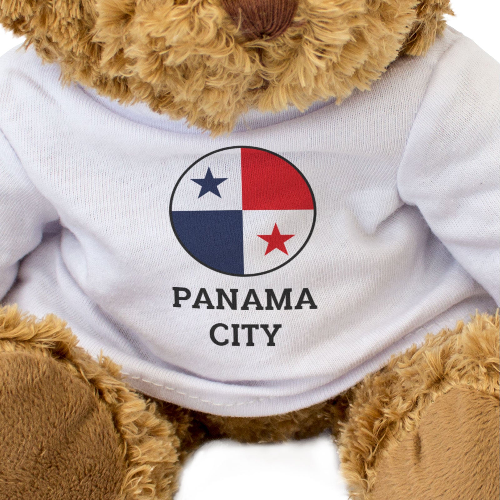 PANAMA CITY (PANAMA FLAG ROUNDEL) - Teddy Bear - Cute - Souvenir Gift Present