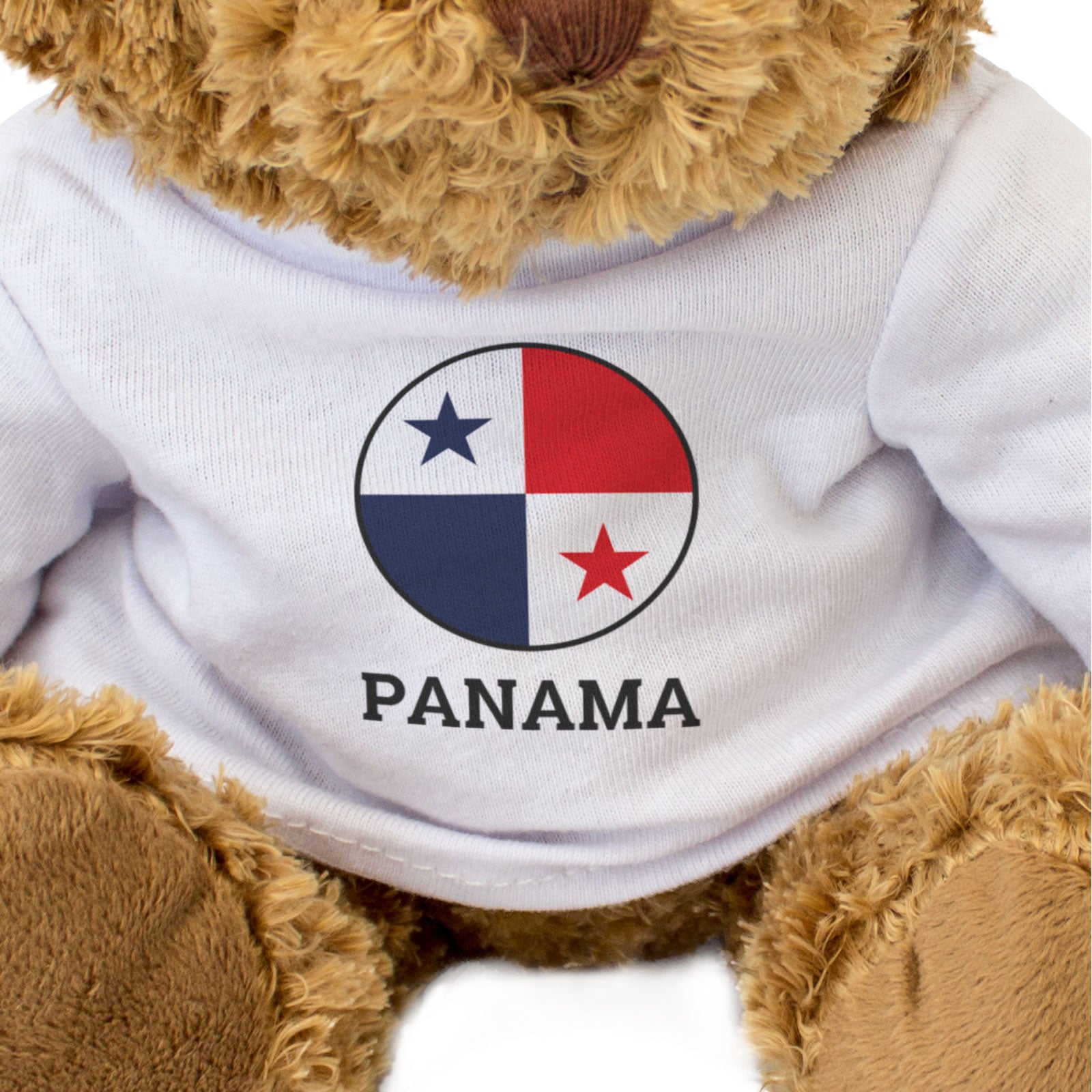PANAMA FLAG ROUNDEL - Teddy Bear - Cute Cuddly Soft - Panamanian Gift Present