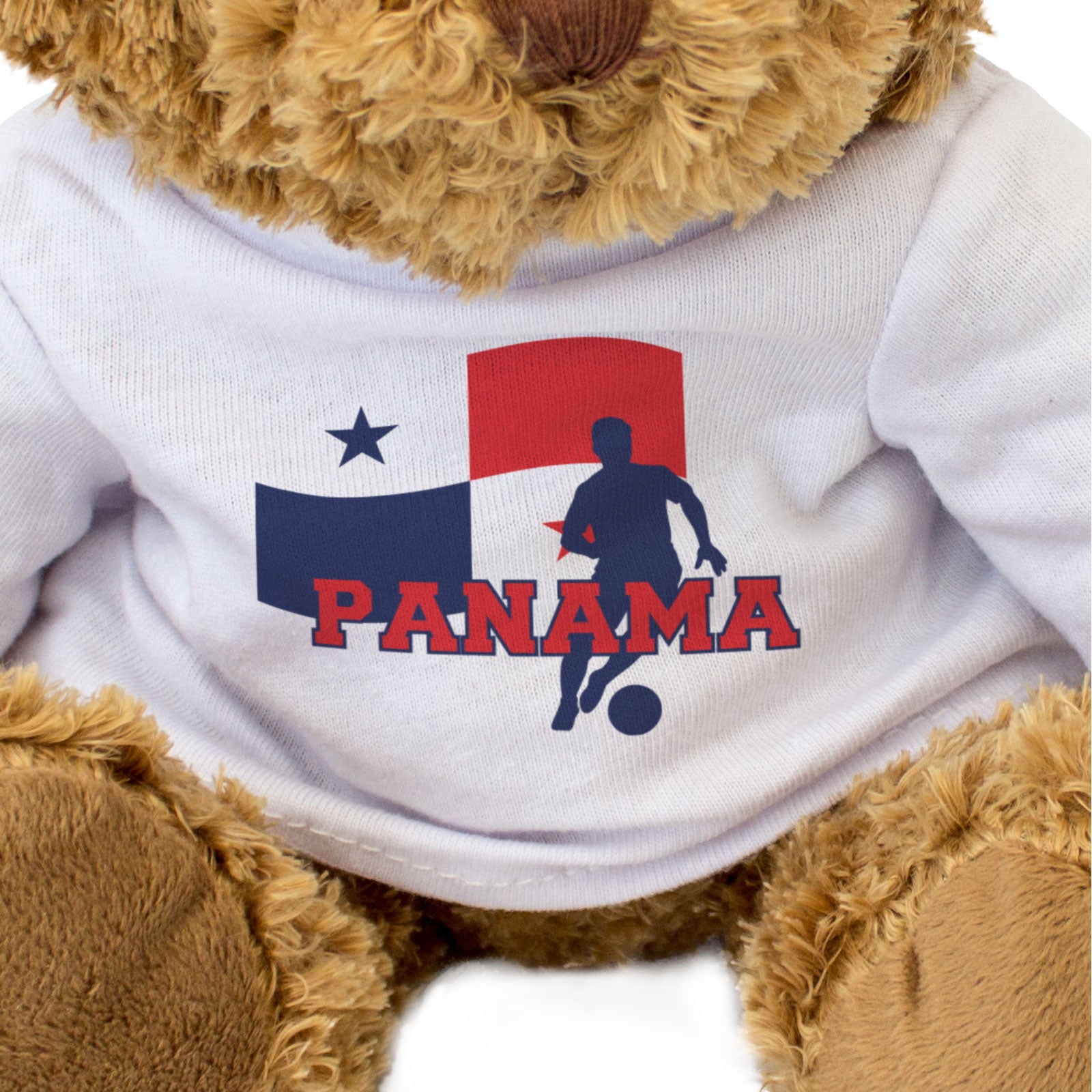 PANAMA FLAG (FOOTBALL) - Teddy Bear - Cute - Panamanian Soccer Fan Gift Present