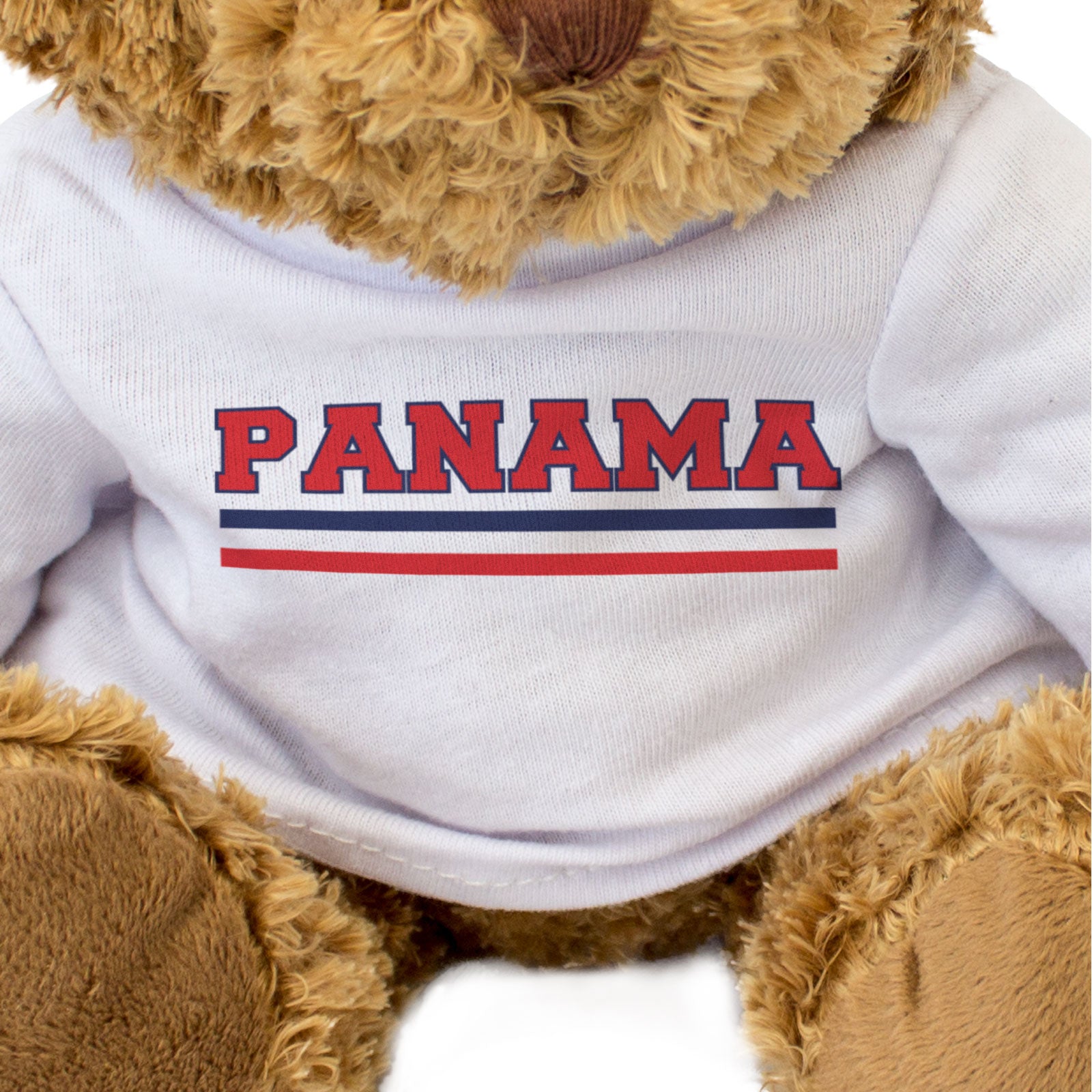PANAMA FLAG STRIPES - Teddy Bear - Cute Funny - Panamanian Souvenir Gift Present