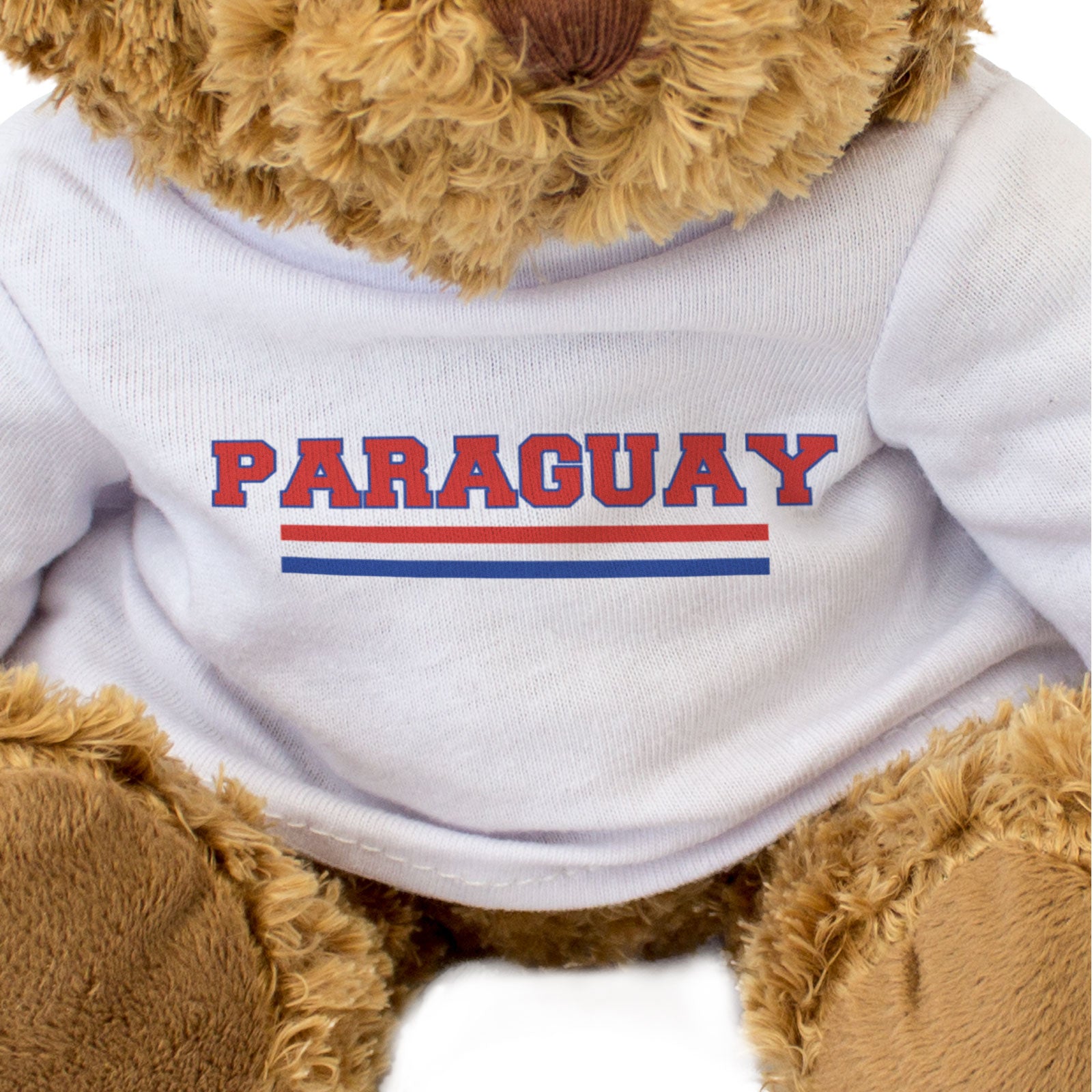 PARAGUAY FLAG STRIPES - Teddy Bear - Cute - Paraguayan Souvenir Gift Present