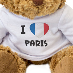 I Love Paris (France Flag) - Teddy Bear