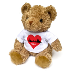 Paris Skyline - Teddy Bear - Gift Present