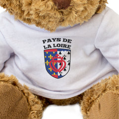 PAYS DE LA LOIRE FLAG - Teddy Bear - Cute Cuddly Soft - France Gift Present