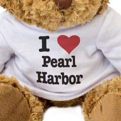 I LOVE PEARL HARBOR - Teddy Bear - Cute Cuddly Soft - USA Gift Present