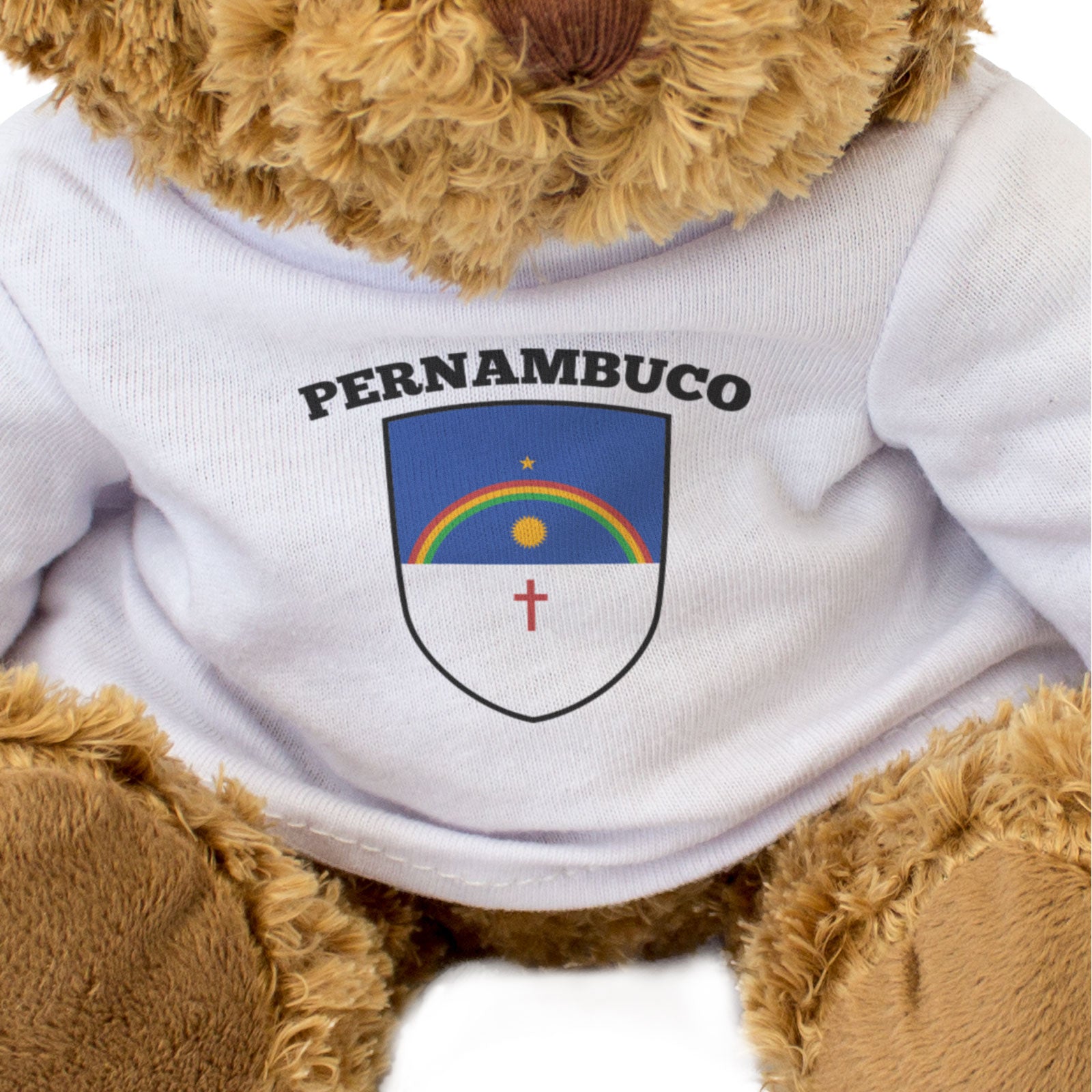 PERNAMBUCO FLAG - Teddy Bear - Cute Cuddly Soft Adorable - Brazil Gift Present