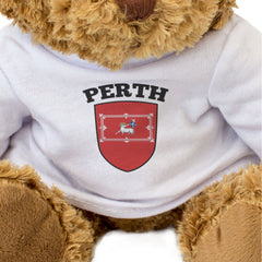PERTH CITY FLAG (SCOTLAND) - Teddy Bear - Cute Cuddly Soft - Gift Present