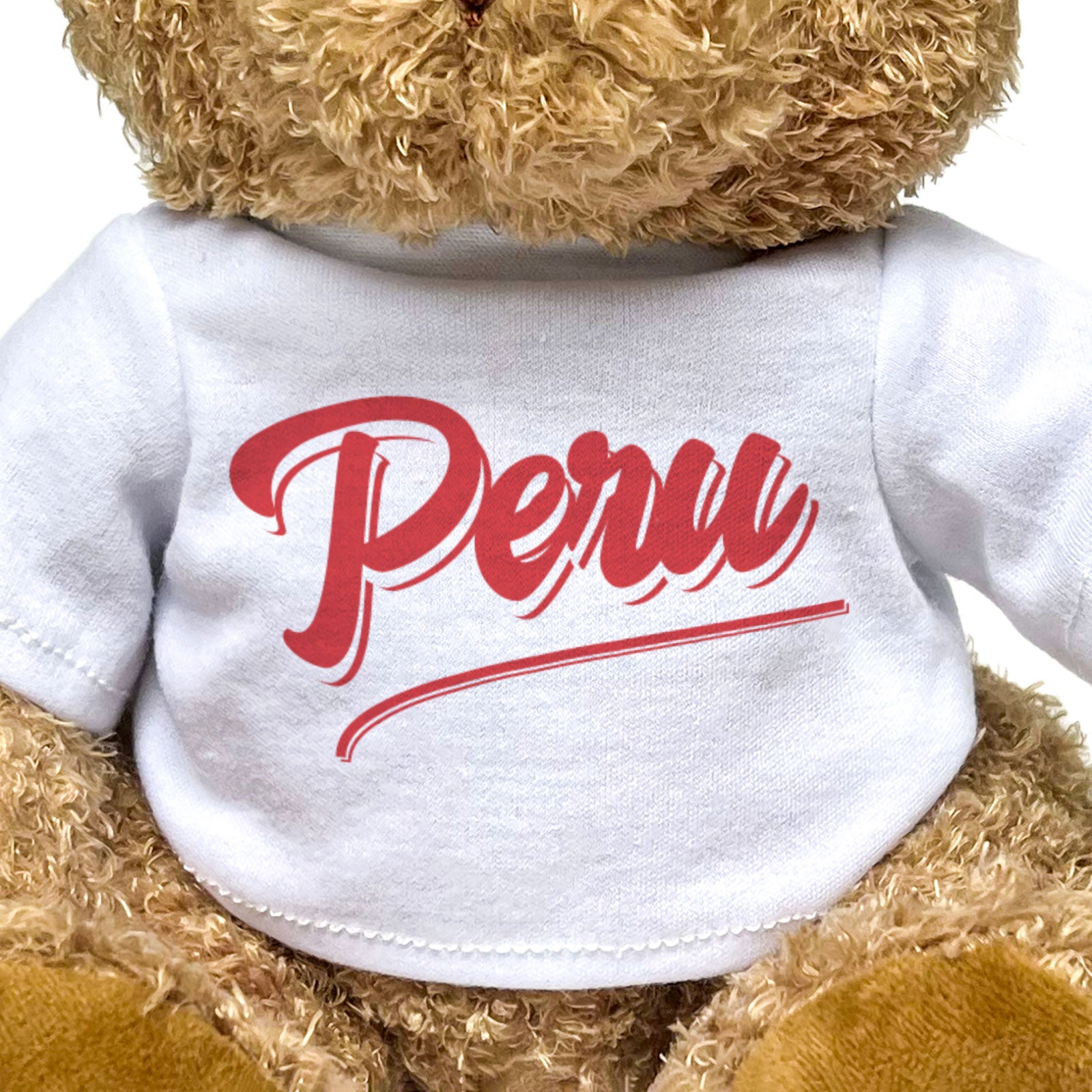 PERU (SCRIPT) - Teddy Bear - Cute Soft - Funny Peruvian Souvenir Gift Present
