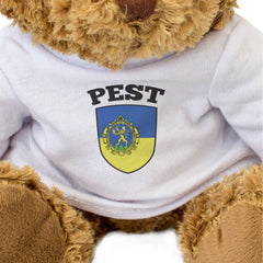 PEST FLAG - Teddy Bear - Cute Cuddly Soft Adorable - Hungary Gift Present