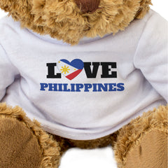 LOVE PHILIPPINES (FLAG HEART) - Teddy Bear - Cute Funny - Souvenir Gift Present
