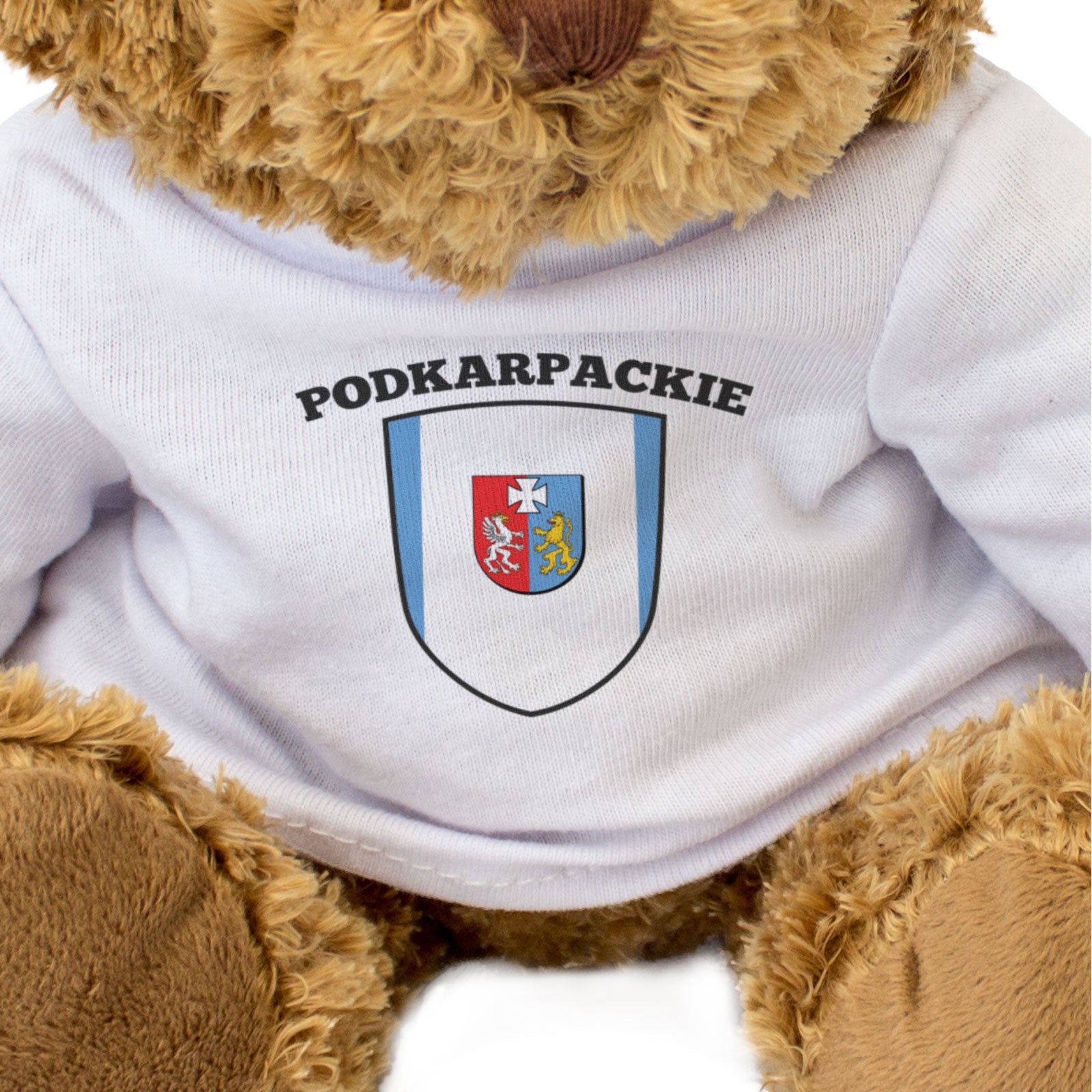 PODKARPACKIE FLAG - Teddy Bear - Cute Cuddly Soft - Poland Polska Gift Present