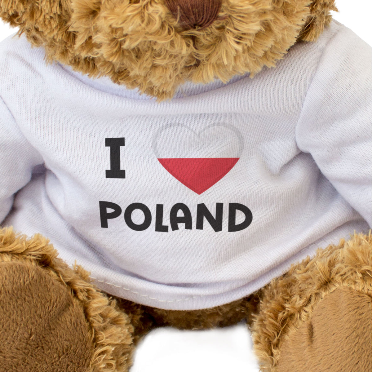 I Love Poland Flag - Teddy Bear