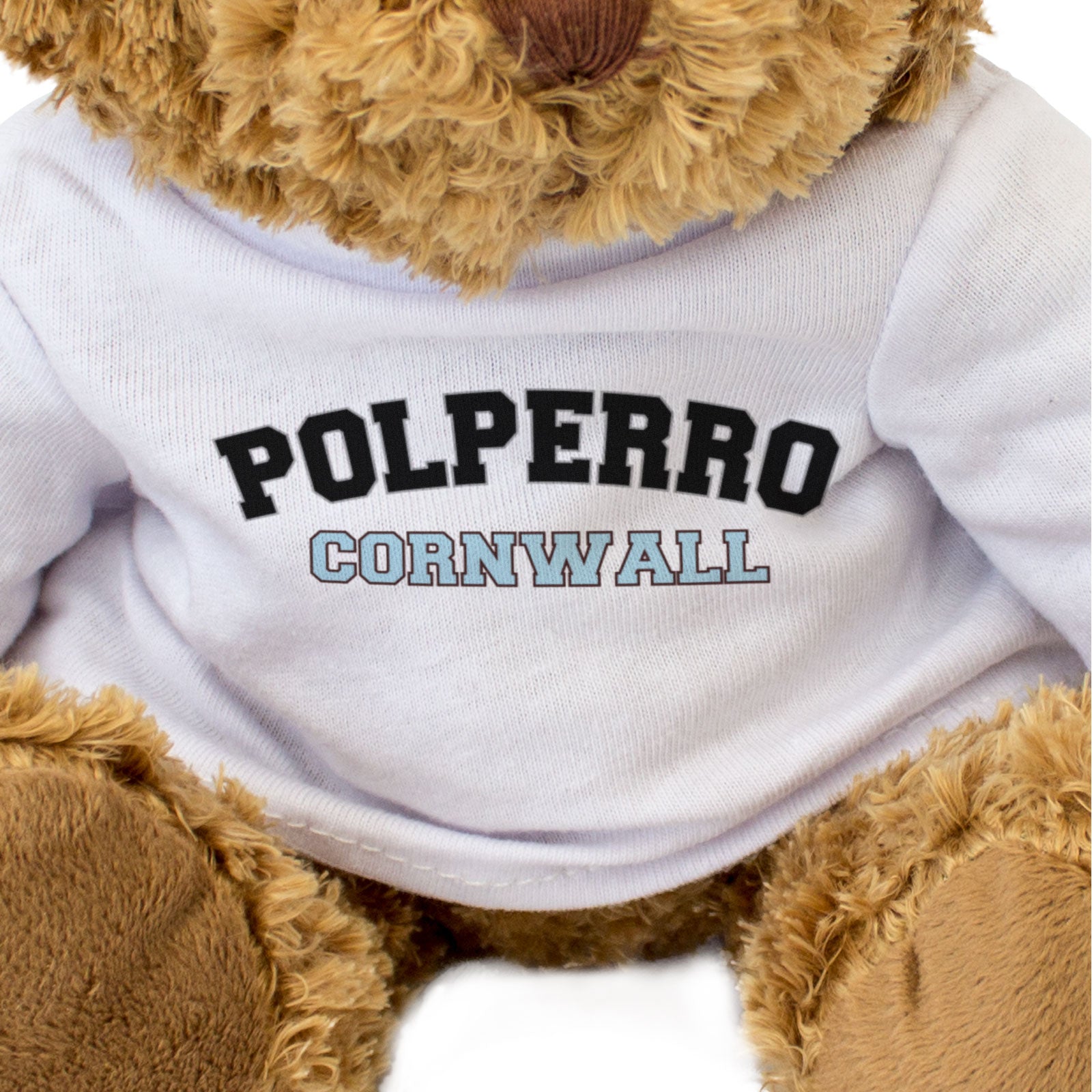 POLPERRO, CORNWALL - Teddy Bear - Cute Cuddly Soft - Cornish Gift Present