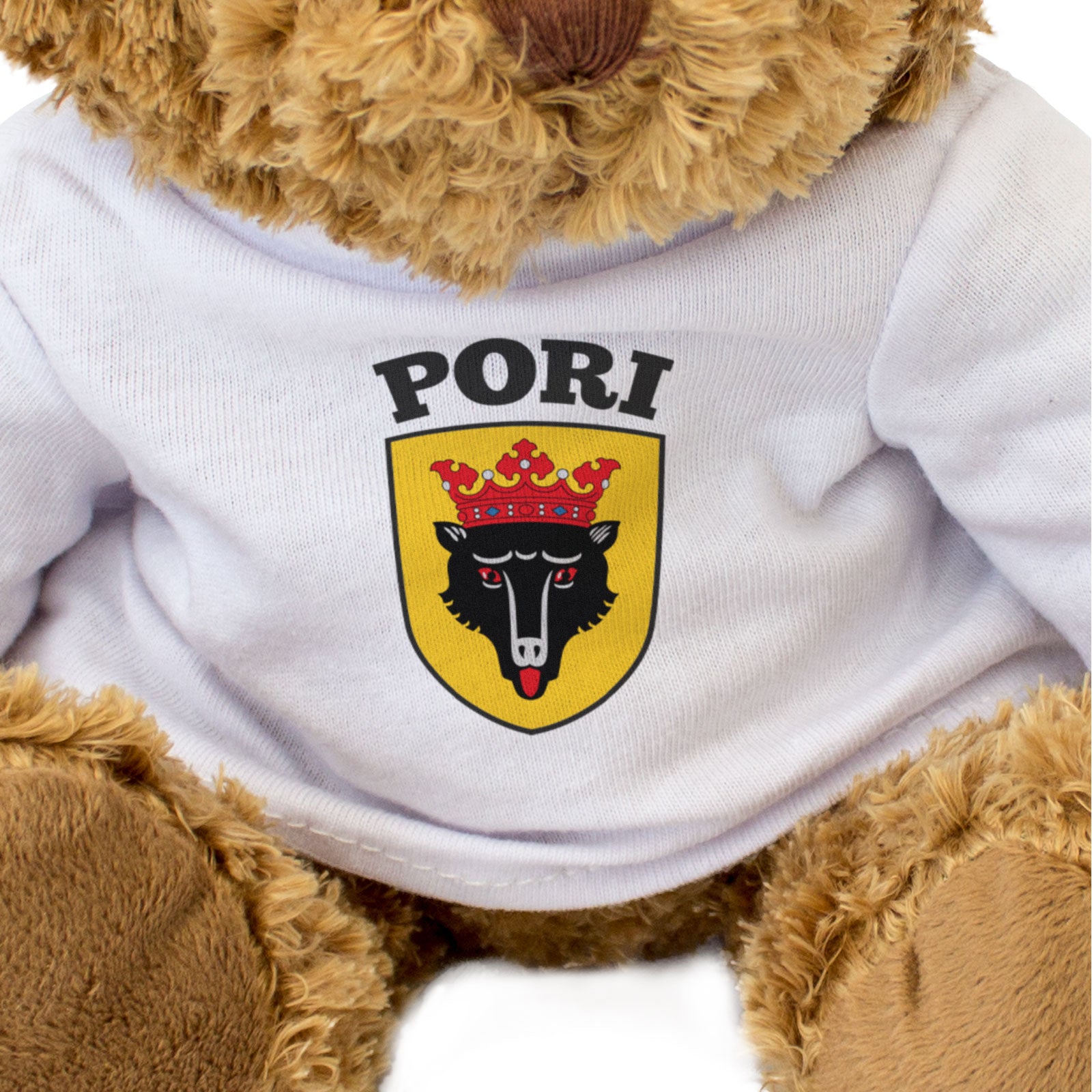 PORI FLAG - Teddy Bear - Cute Cuddly Soft - Finland Suomi - Gift Present