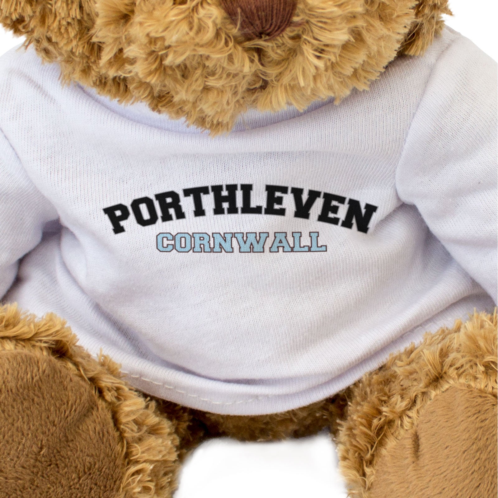 PORTHLEVEN, CORNWALL - Teddy Bear - Cute Cuddly Soft - Cornish Gift Present