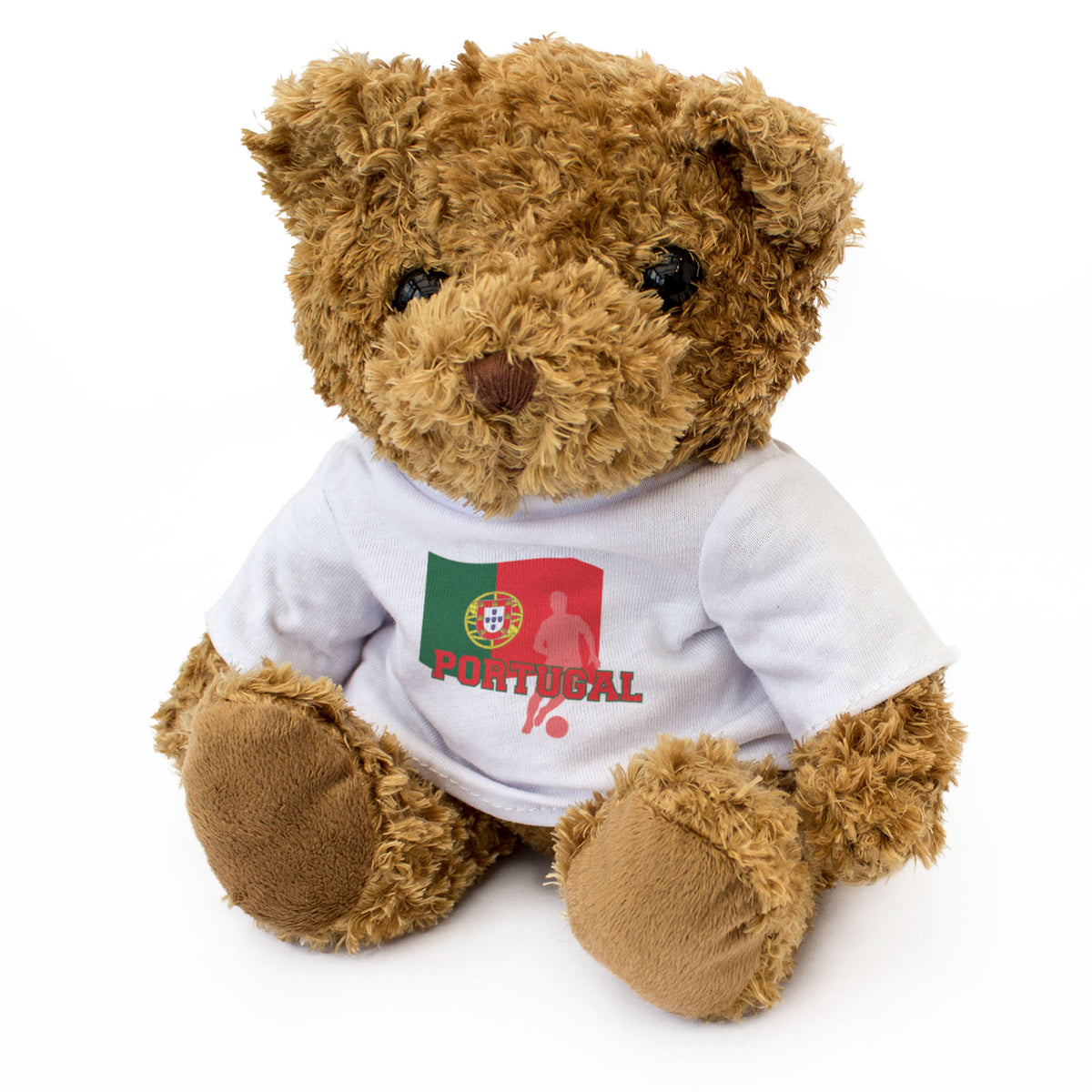 PORTUGAL FLAG (FOOTBALL) - Teddy Bear - Portuguese Soccer Fan Gift Present