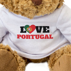LOVE PORTUGAL (FLAG HEART) - Teddy Bear - Cute Funny - Souvenir Gift Present