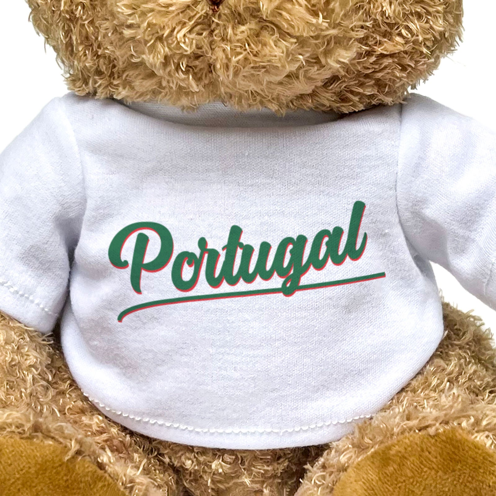 PORTUGAL (SCRIPT) - Teddy Bear - Cute Soft Funny - Portuguese Gift Present