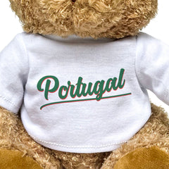 PORTUGAL (SCRIPT) - Teddy Bear - Cute Soft Funny - Portuguese Gift Present