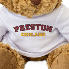 PRESTON, ENGLAND - Teddy Bear - Cute Cuddly - Funny Lancashire Gift Present