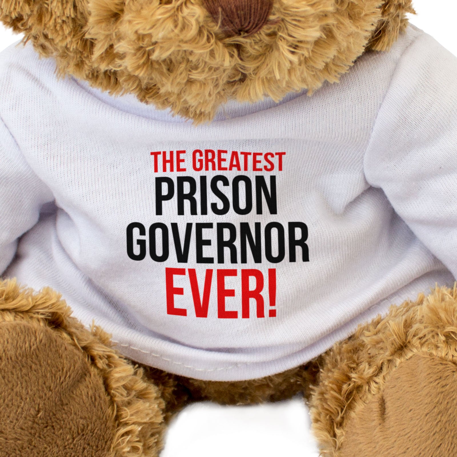 THE GREATEST PRISON GOVERNOR EVER - Teddy Bear - Cute - Funny Gift Present