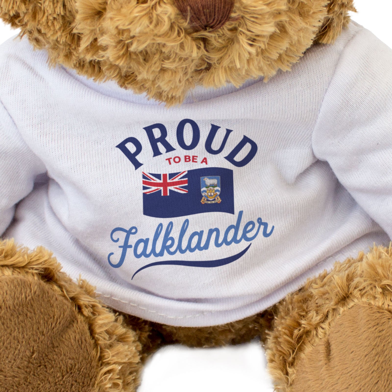 PROUD TO BE A FALKLANDER - Teddy Bear - Cute - Falkland Islands Gift Present