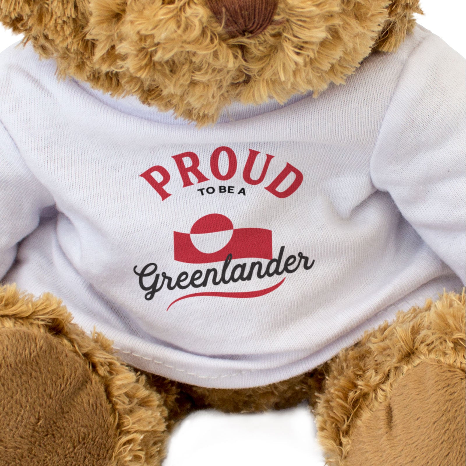 PROUD TO BE A GREENLANDER - Teddy Bear - Cute Cuddly - Greenland Gift Present