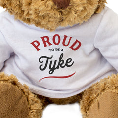 PROUD TO BE A TYKE - Teddy Bear - Cute Cuddly - Funny Yorkshire Gift Present