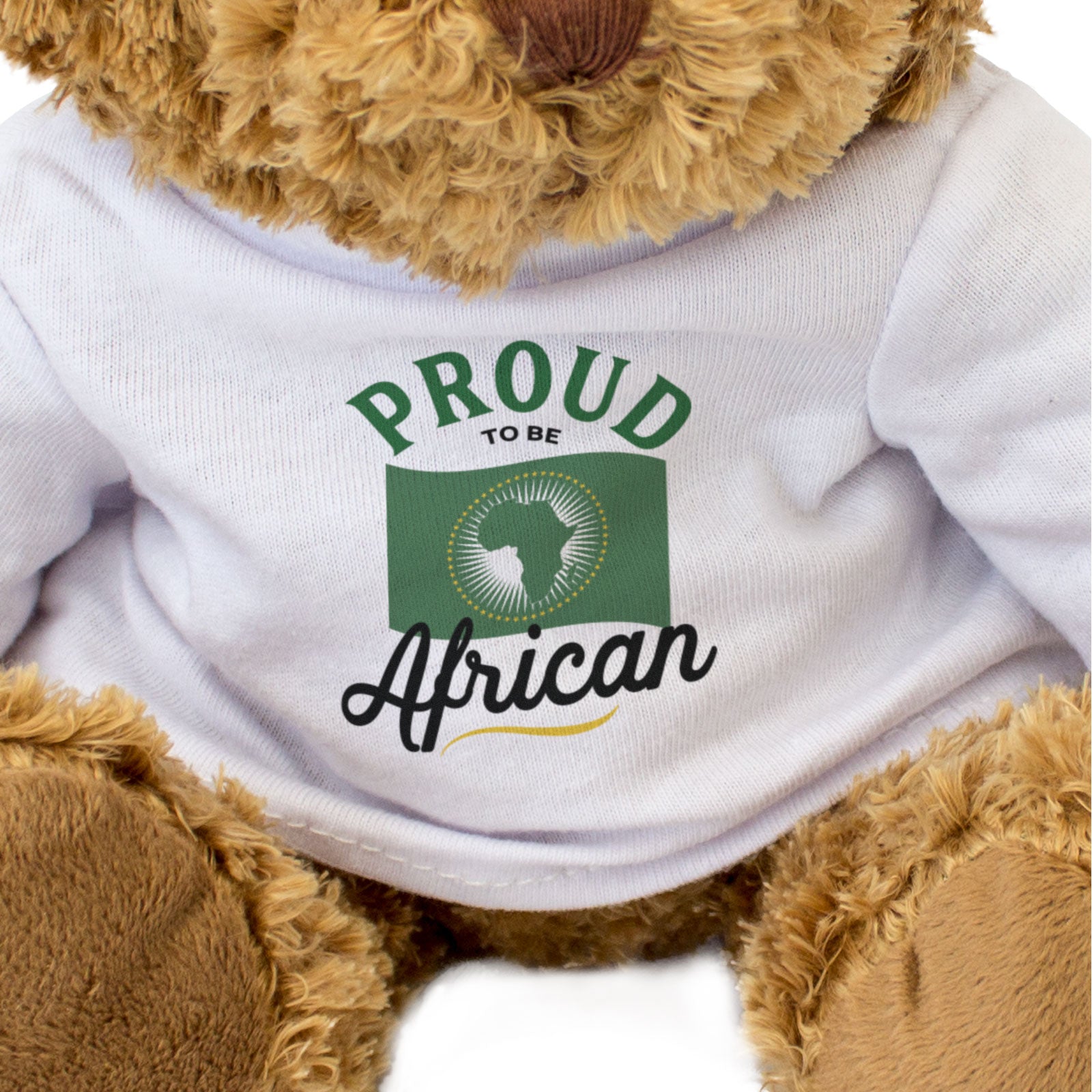 PROUD TO BE AFRICAN - Teddy Bear - Cute Cuddly Soft - Africa Gift Present