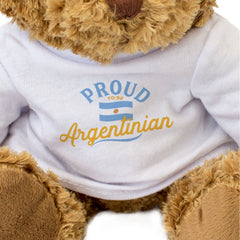 PROUD TO BE ARGENTINIAN - Teddy Bear - Cute Cuddly - Argentina Gift Present