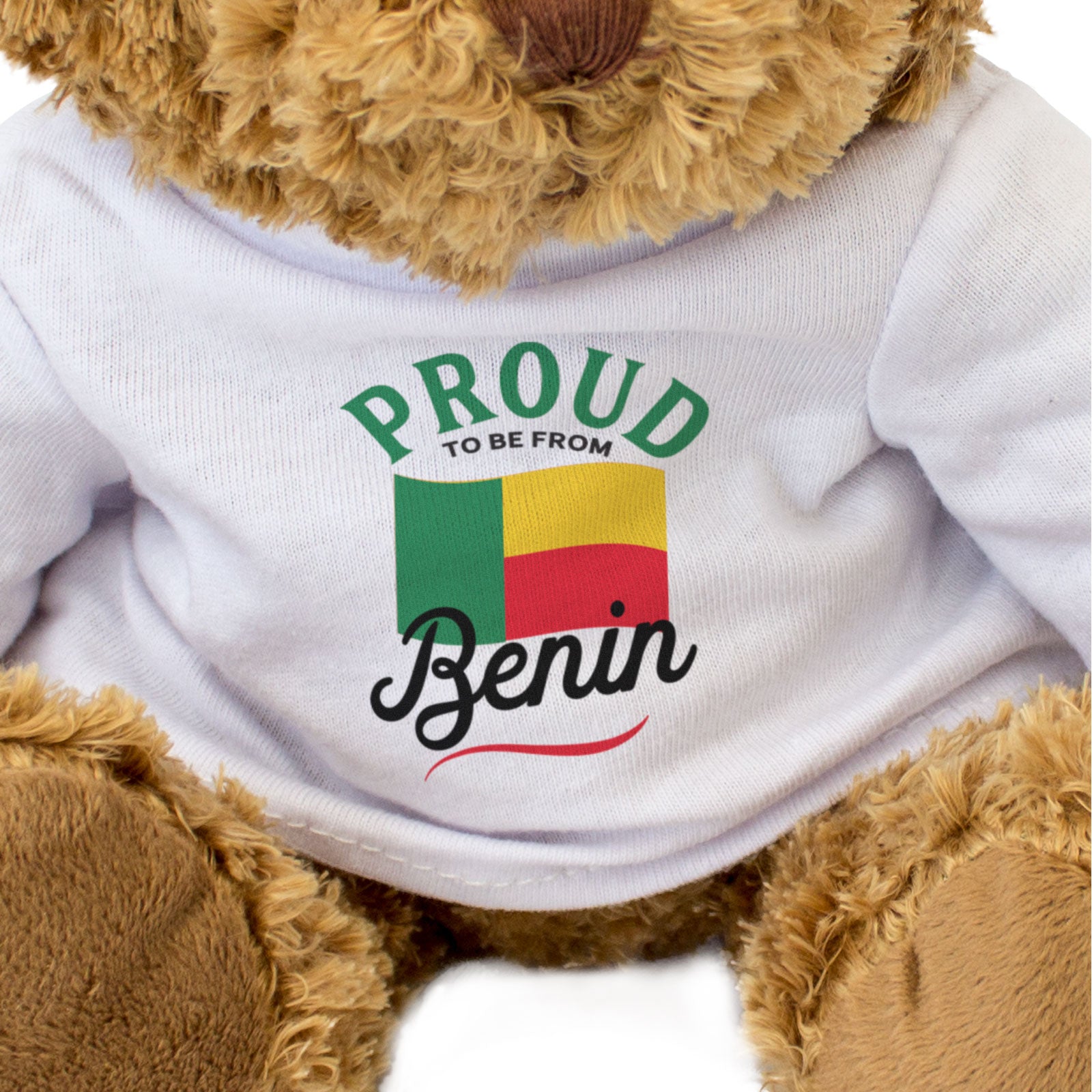 PROUD TO BE FROM BENIN - Teddy Bear - Cute Cuddly Soft - Beninese Gift Present