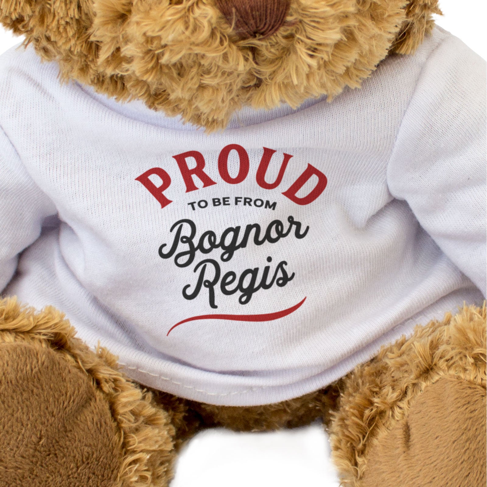 PROUD TO BE FROM BOGNOR REGIS - Teddy Bear - Cute - Funny Sussex Gift Present