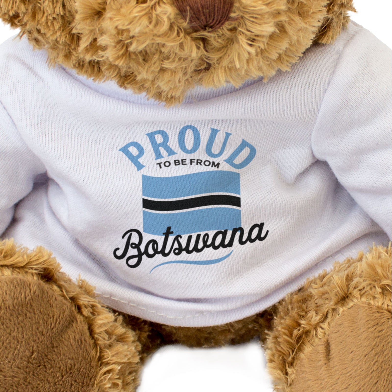 PROUD TO BE FROM BOTSWANA - Teddy Bear - Cute Cuddly - Botswanan Gift Present