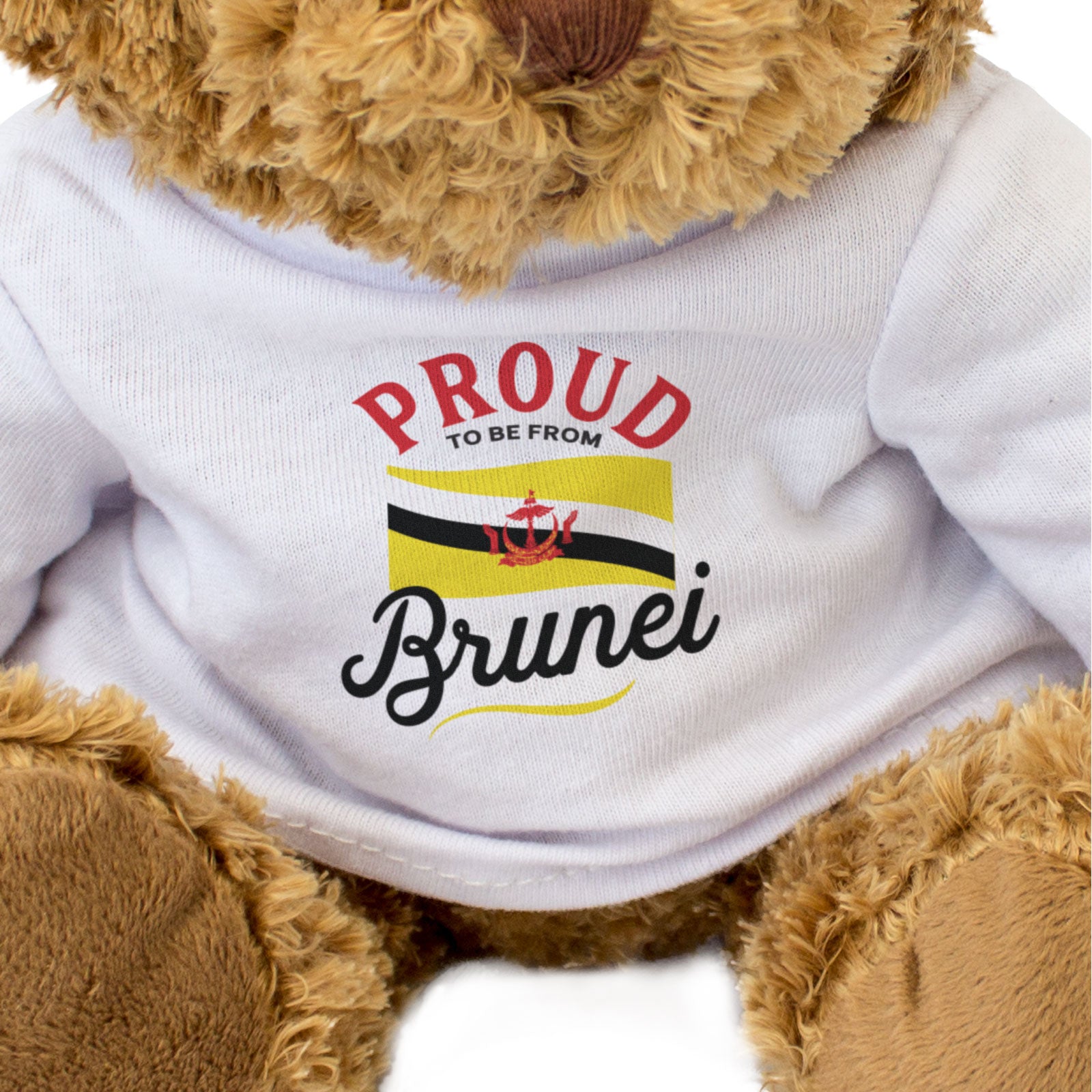 PROUD TO BE FROM BRUNEI - Teddy Bear - Cute Cuddly Soft Adorable - Gift Present