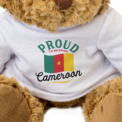 PROUD TO BE FROM CAMEROON - Teddy Bear - Cute Cuddly - Cameroonian Gift Present