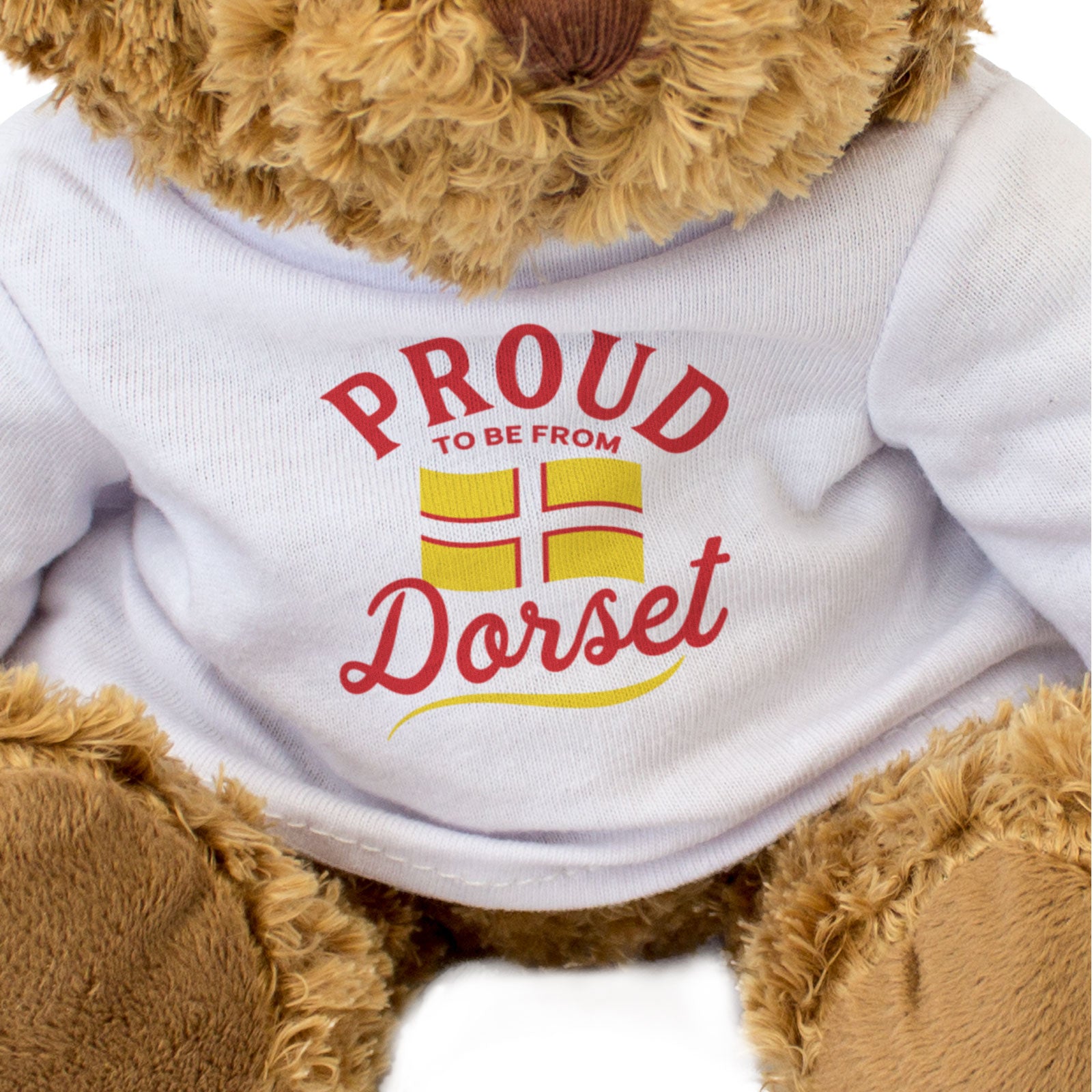 PROUD TO BE FROM DORSET - Teddy Bear - Cute Cuddly Soft - Gift Present