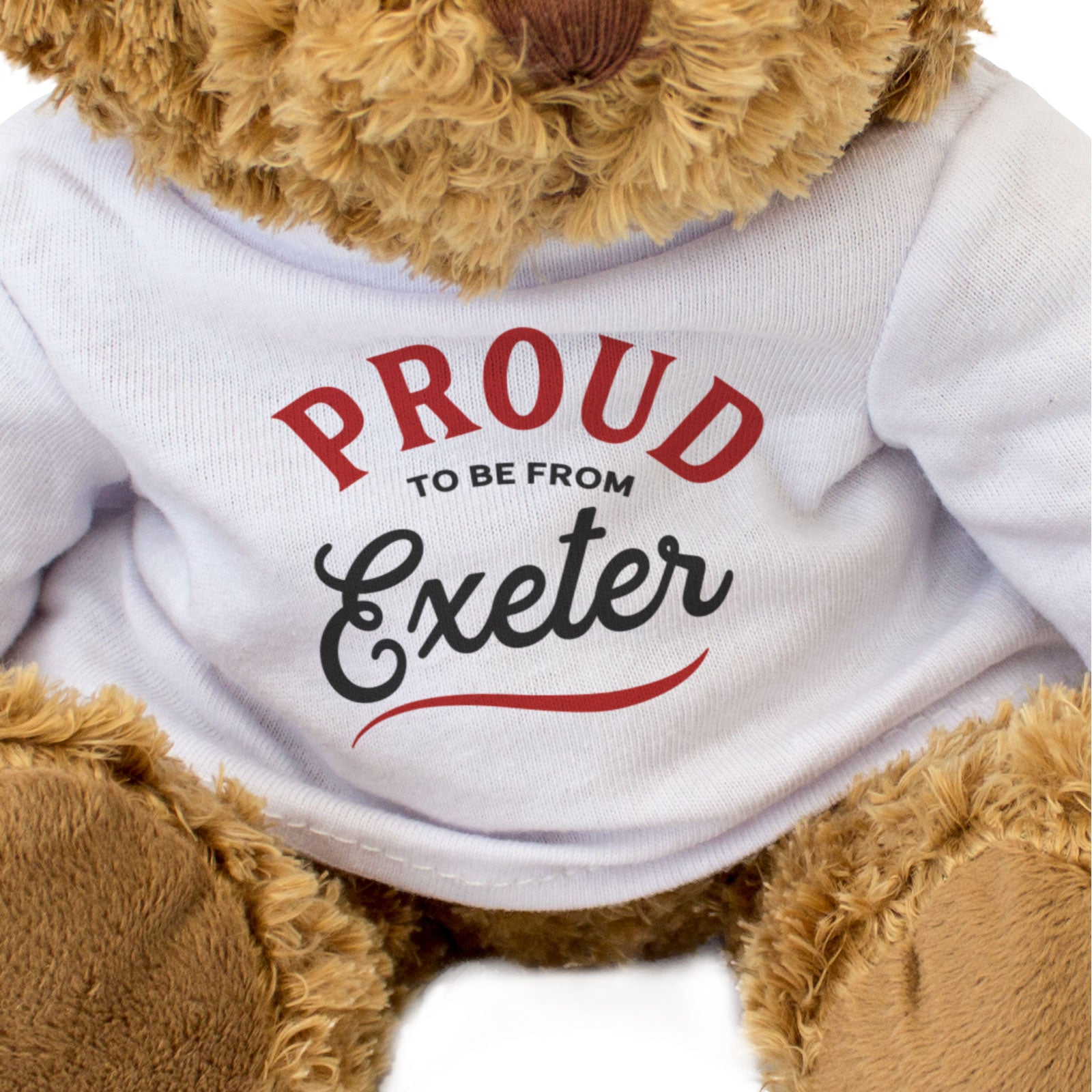 PROUD TO BE FROM EXETER - Teddy Bear - Cute Cuddly Soft - Gift Present