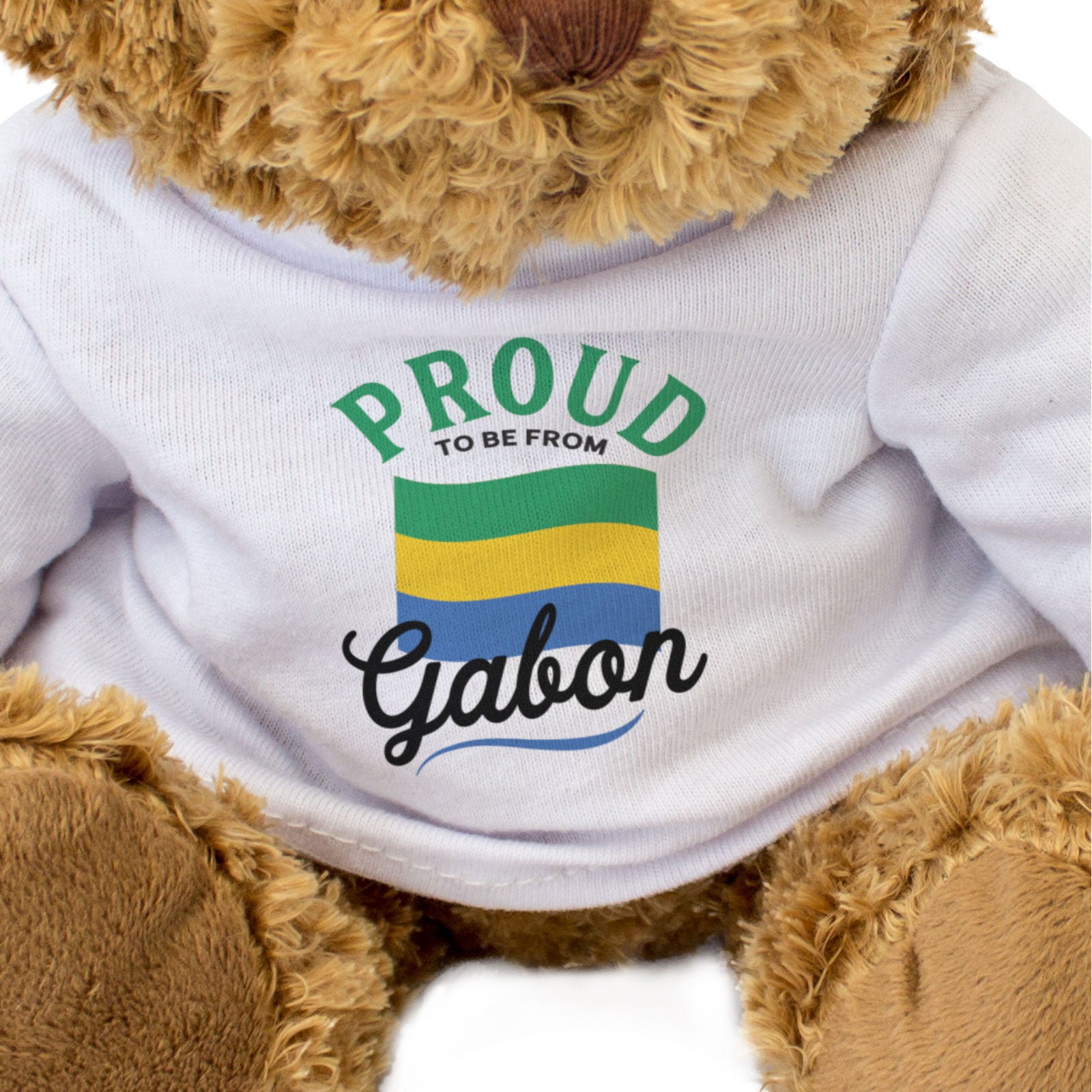 PROUD TO BE FROM GABON - Teddy Bear - Cute Cuddly - Gabonese Gift Present