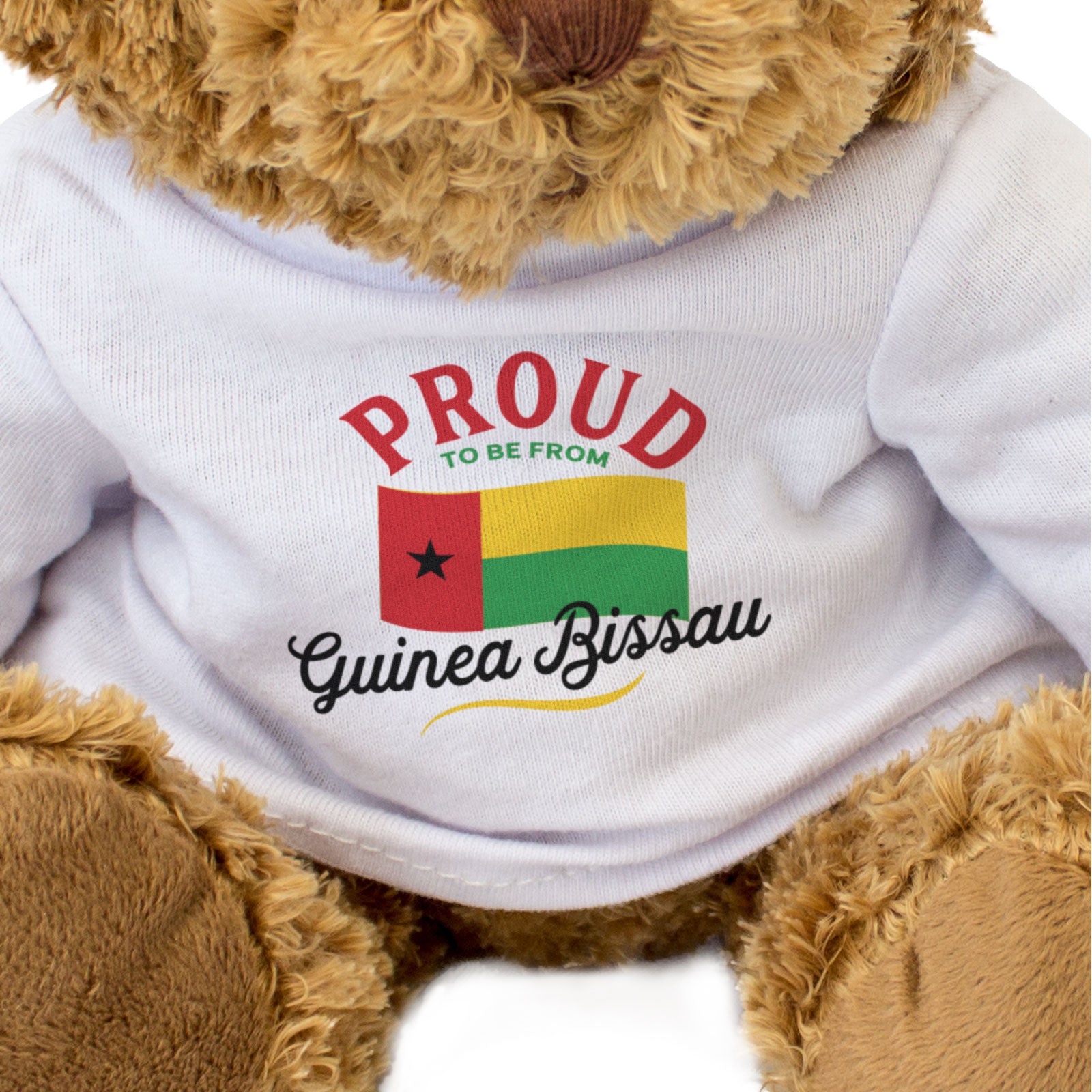PROUD TO BE FROM GUINEA BISSAU - Teddy Bear - Cute Cuddly - Gift Present