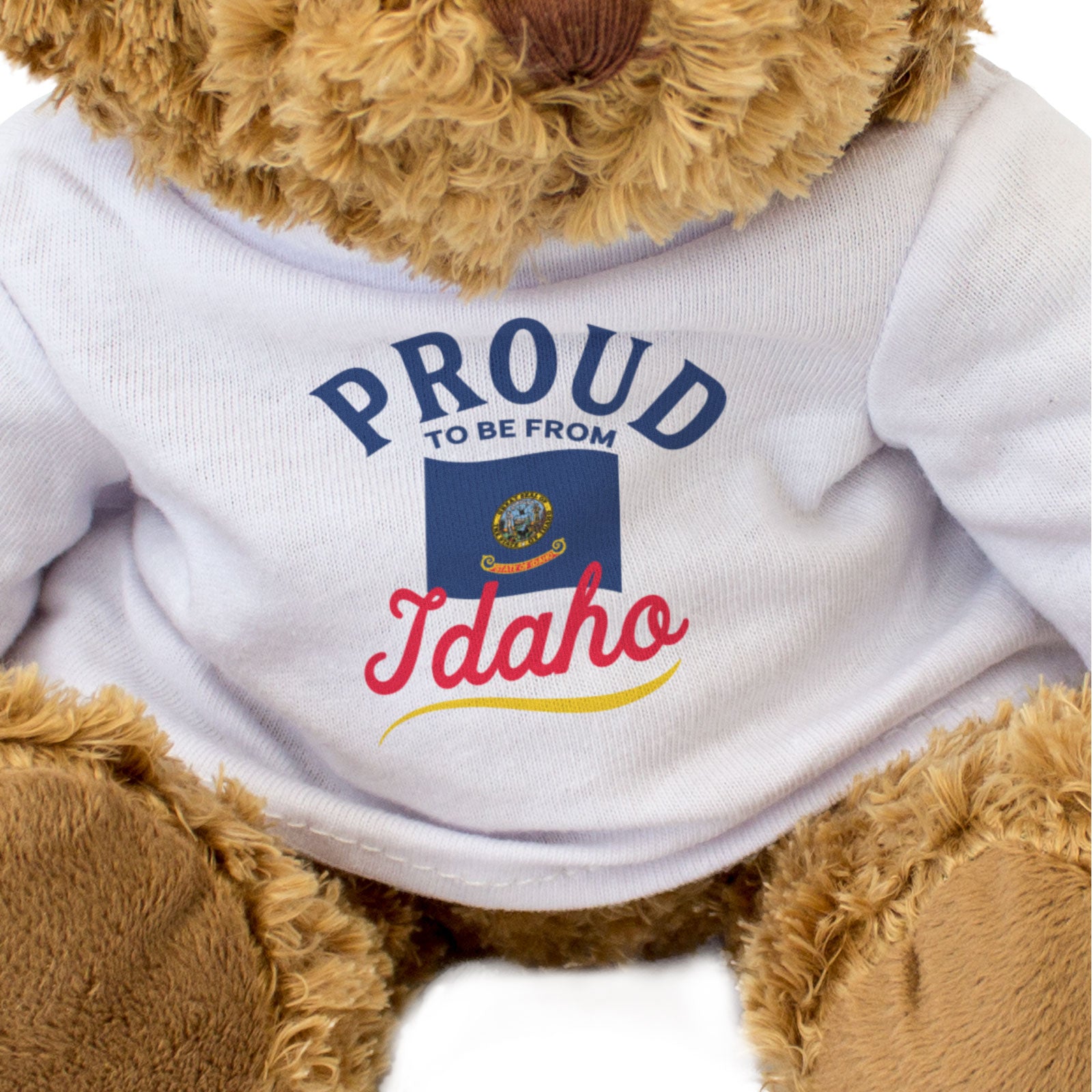 PROUD TO BE FROM IDAHO - Teddy Bear - Cute Cuddly Soft Adorable - Gift Present